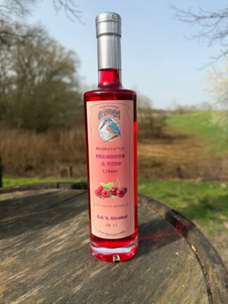 Alcohol vrije likeur framboos 50 cl.