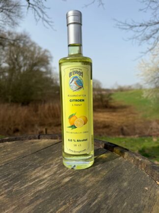 Alcohol vrije likeur citroen 50 cl.
